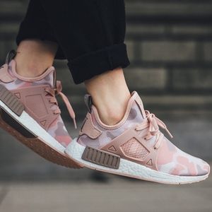 camo and pink nmd